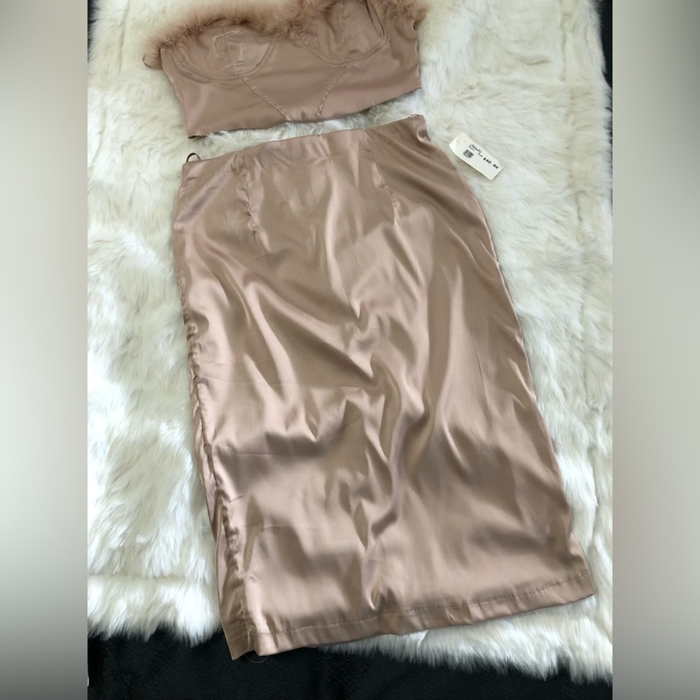 Skirt and Tube Top Set